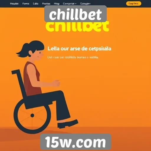 Acessibilidade e usabilidade do site Chillbet